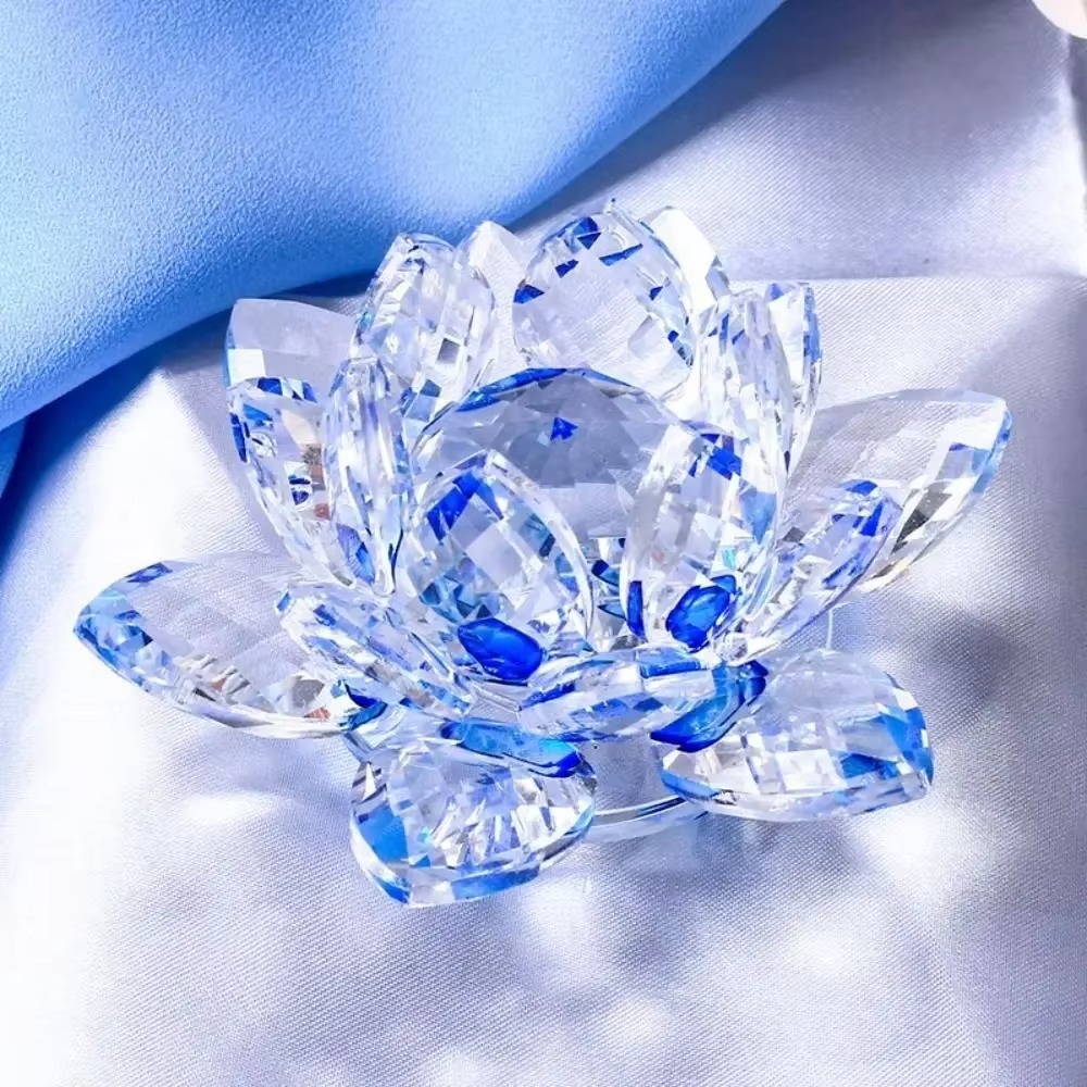 Paper Weight Crystal - 60-140mm Kristallen Lotusbloem Figuur Lotusbloem Decoratie