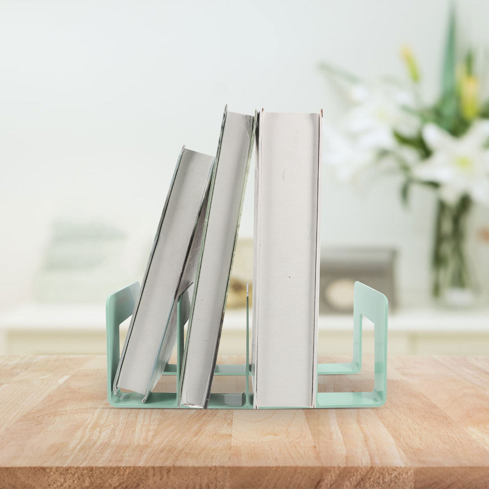 Magazine Holder Rack - Desktop Boekenorganizer Tijdschriftenrek Grote Capaciteit Boekenhouder