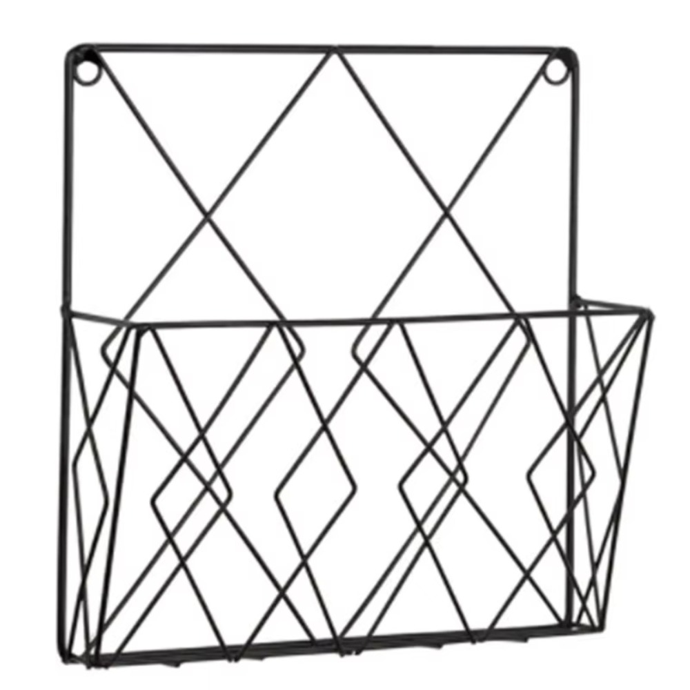 Magazine Holder Rack - Metalen tijdschriftenhouder, aan de muur gemonteerd,