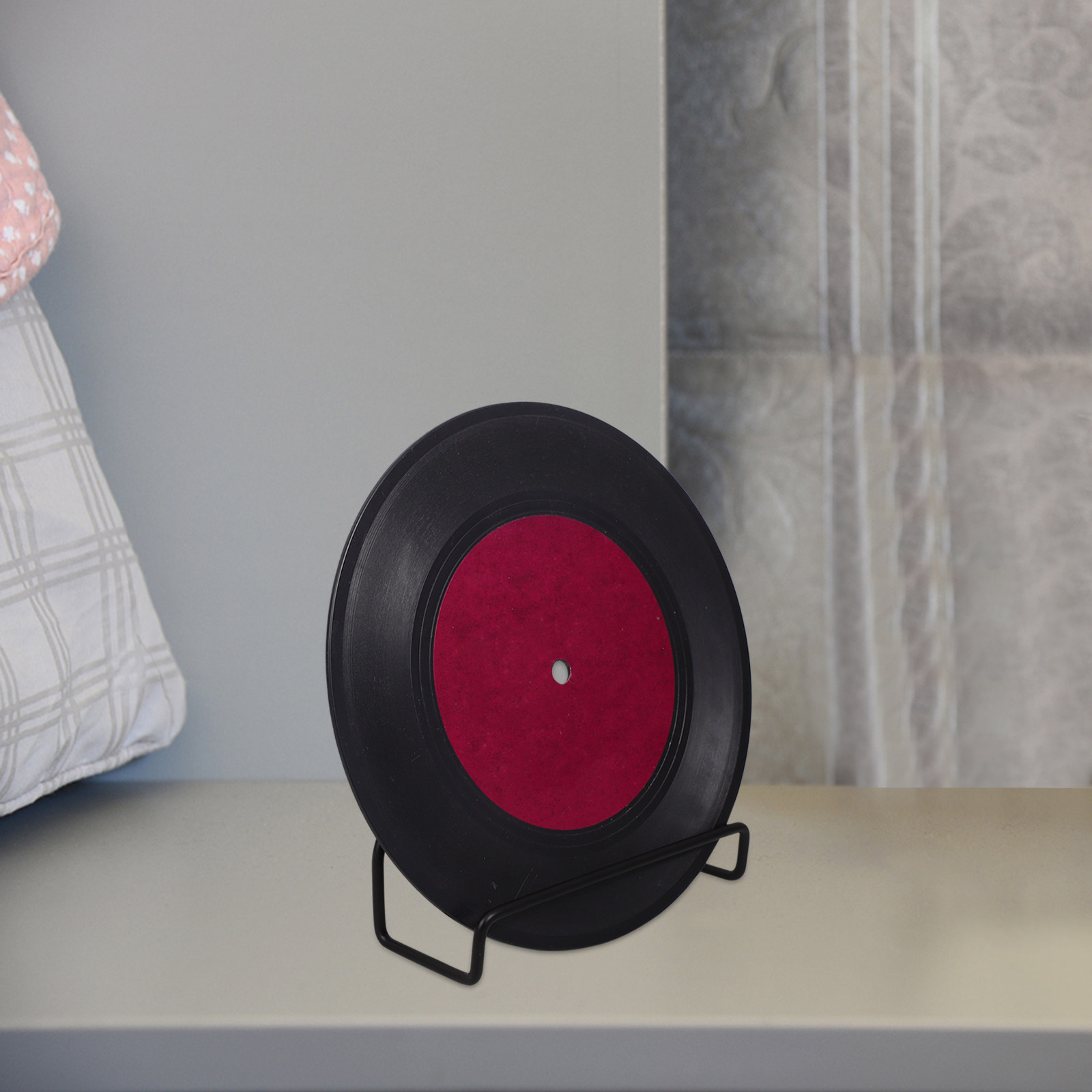 Magazine Holder Rack - Wandmontage ijzeren vinylplatenrek, multifunctionele tijdschriftenhouder, opbergplank,