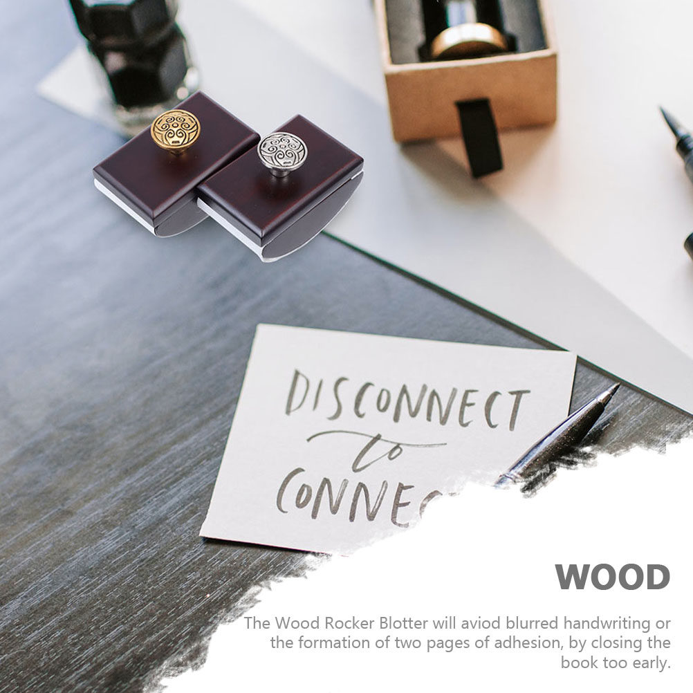 2 stuks houten stempelblotter, - Ink Blotter Paper recensie en prijs
