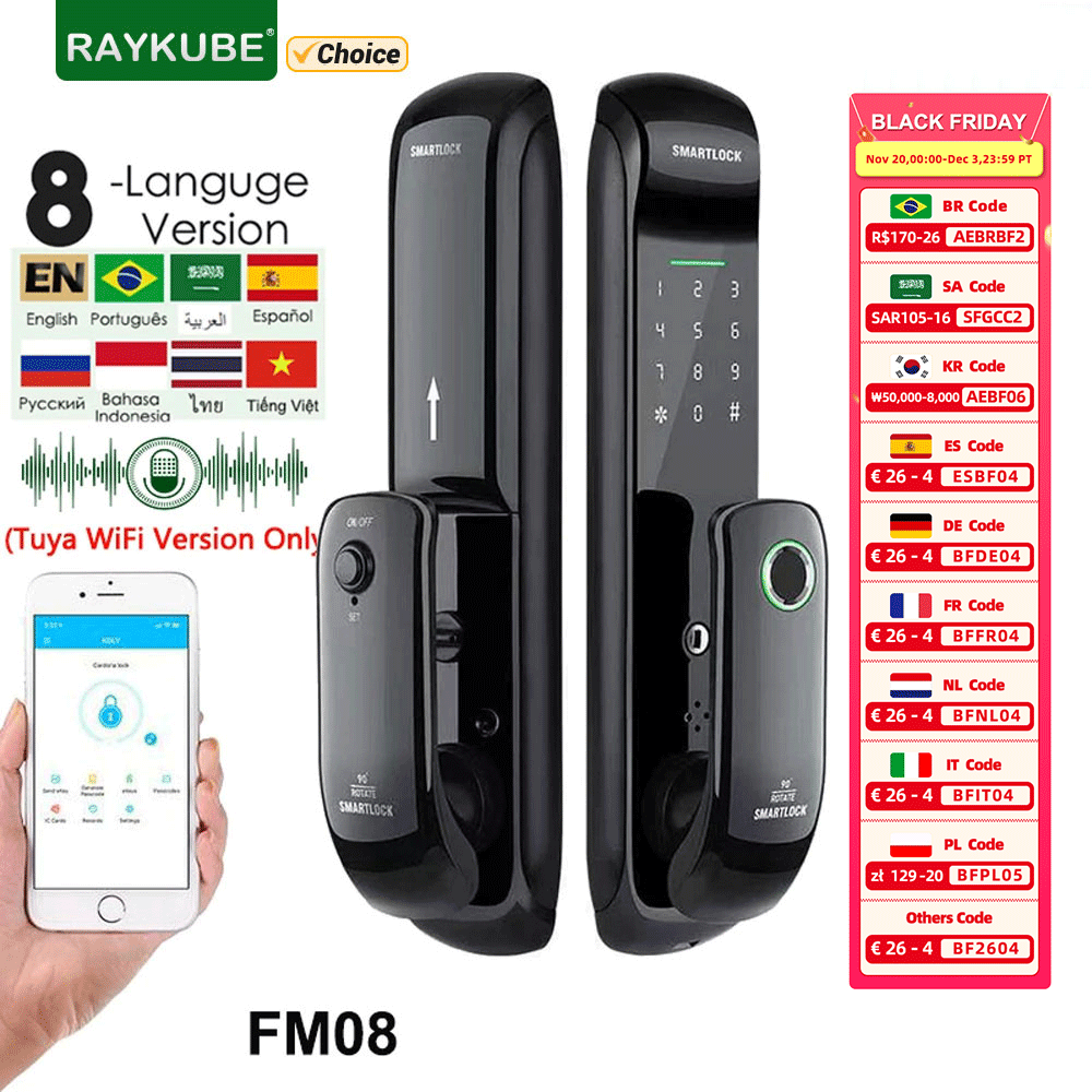 Raykube FM08 Tuya Wifi Smart D - Letter Opener Brass recensie en prijs